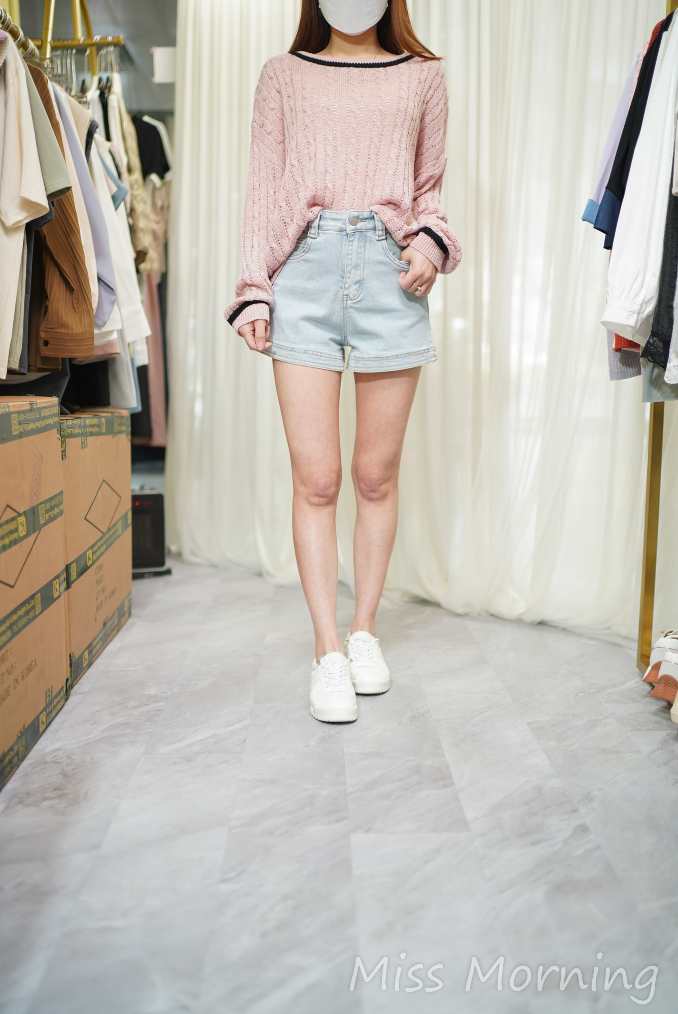 簡單自然美線衫(14444)