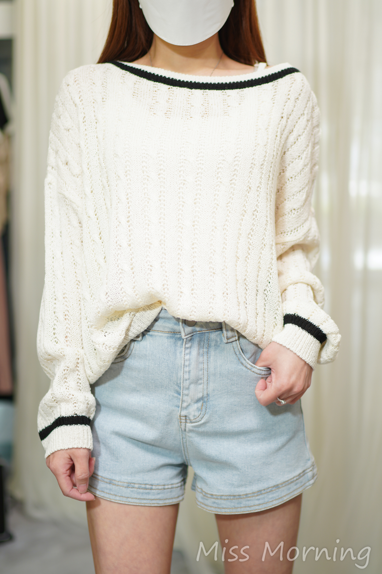 簡單自然美線衫(14444)