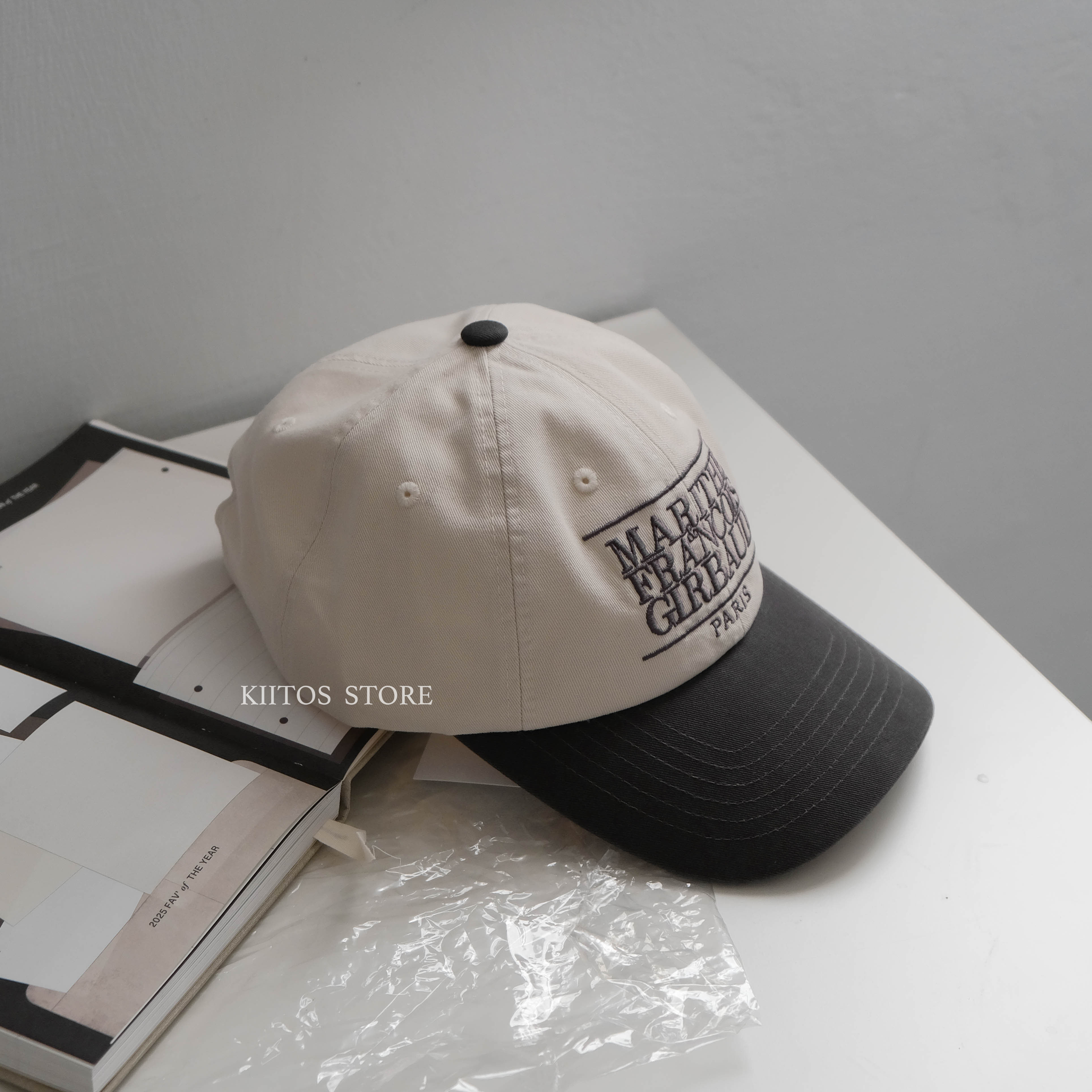 【現貨】韓國代購 Marithe Francois Girbaud MFG Logo 車銀優實著 撞色 老帽