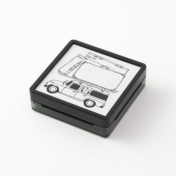 手繪浸透印章 車子(旅遊)｜MIDORI 日本