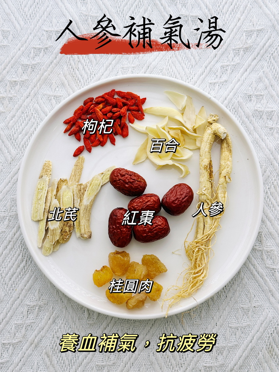 人參補氣湯（👨‍👩‍👧‍👦家庭保健湯包） -2500488