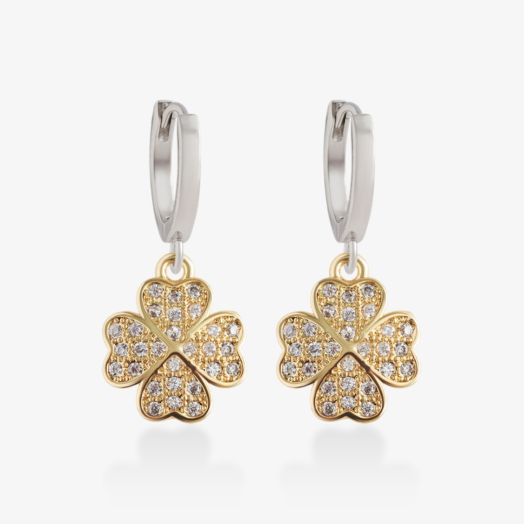 四葉草．吊飾耳環