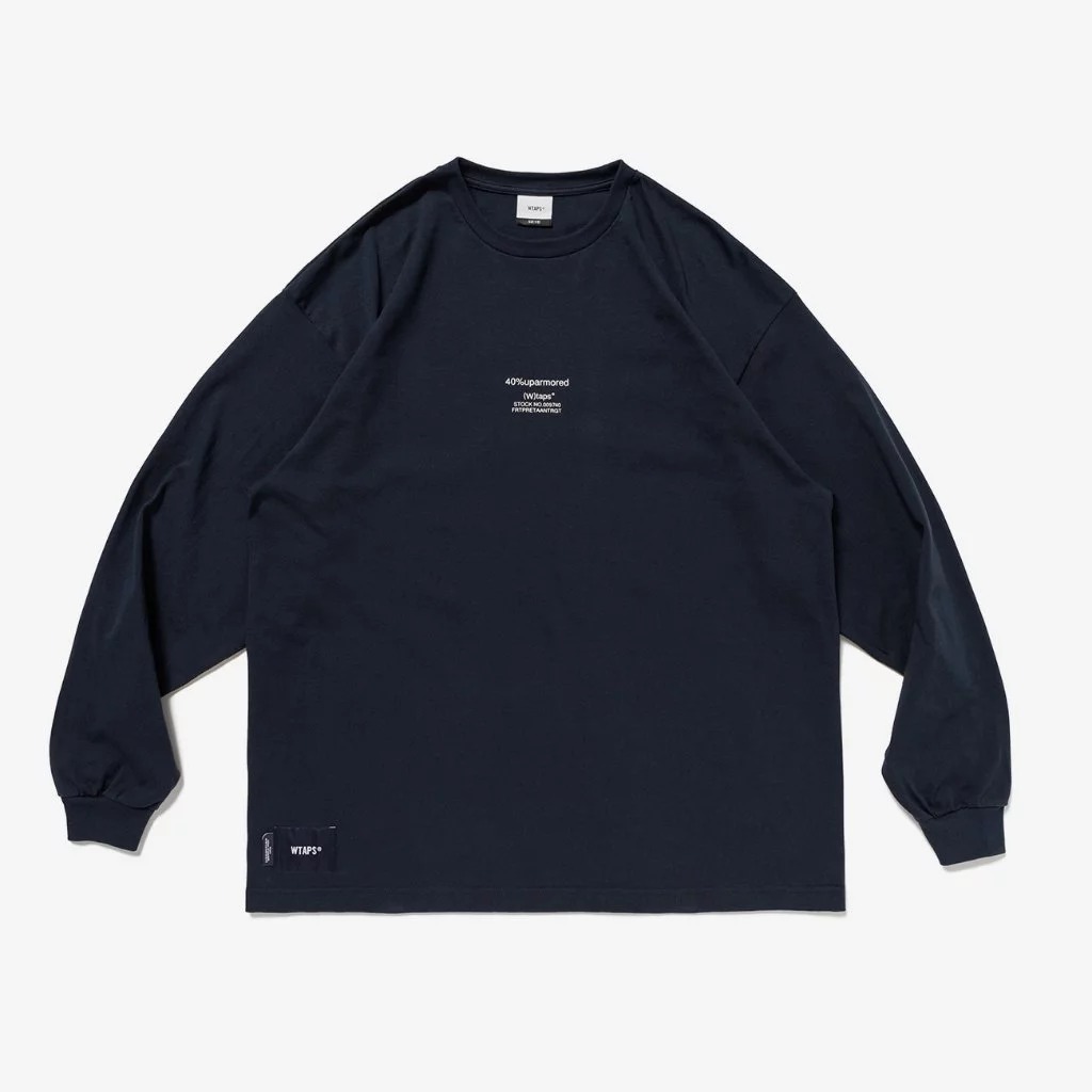 黒 XL Wtaps 40PCT UPARMORED / LS ロンT WTAPS VISUAL UPARMORED / LS BLACK