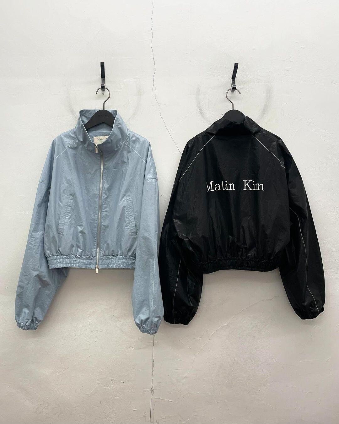 【現貨】韓國 Matin kim 經典 Matin Coating Crop Blouson 短版教練 風衣 外套 多色可選