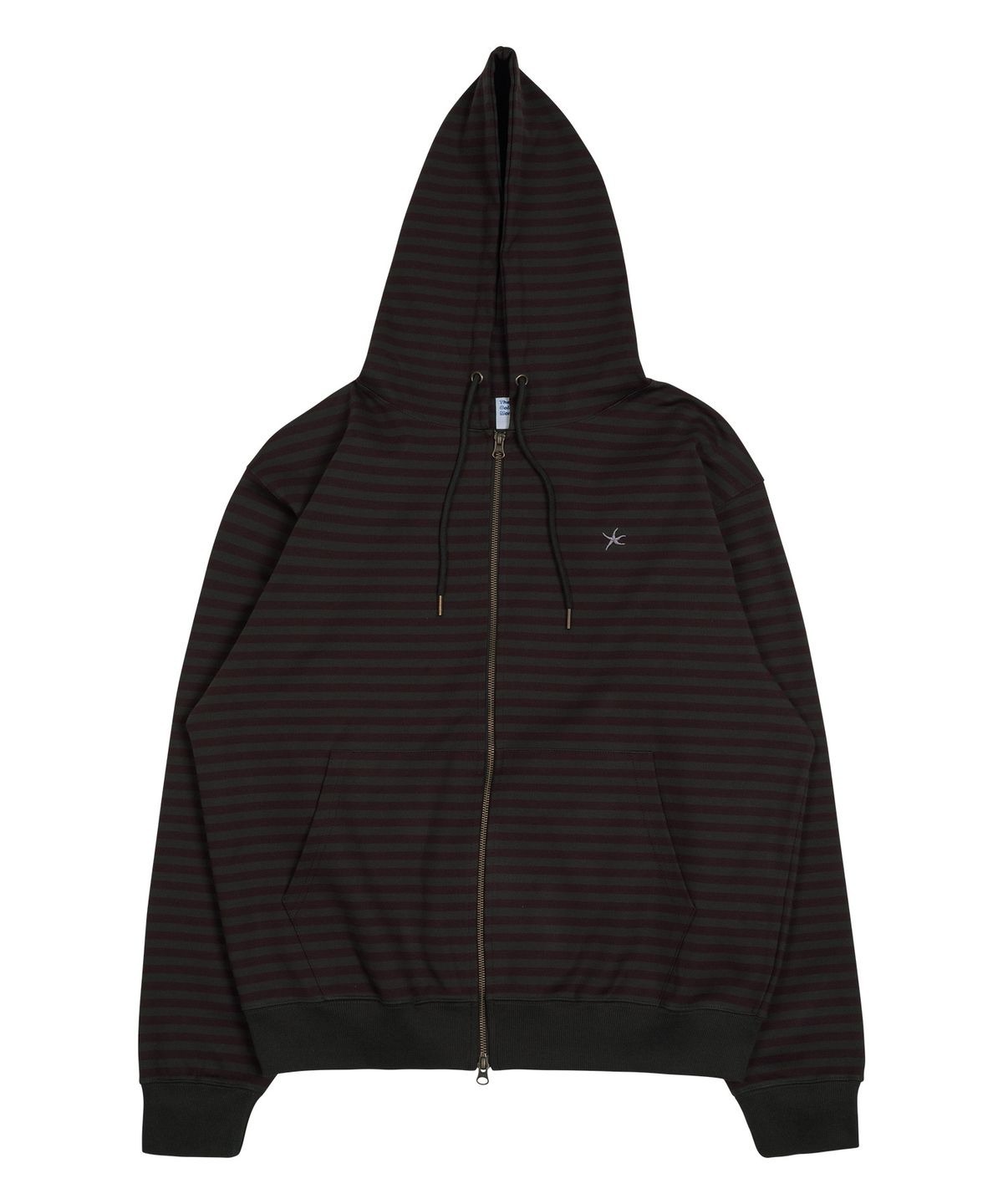 THE COLDEST MOMENT) TCM stripe hooded zip-up - 3col