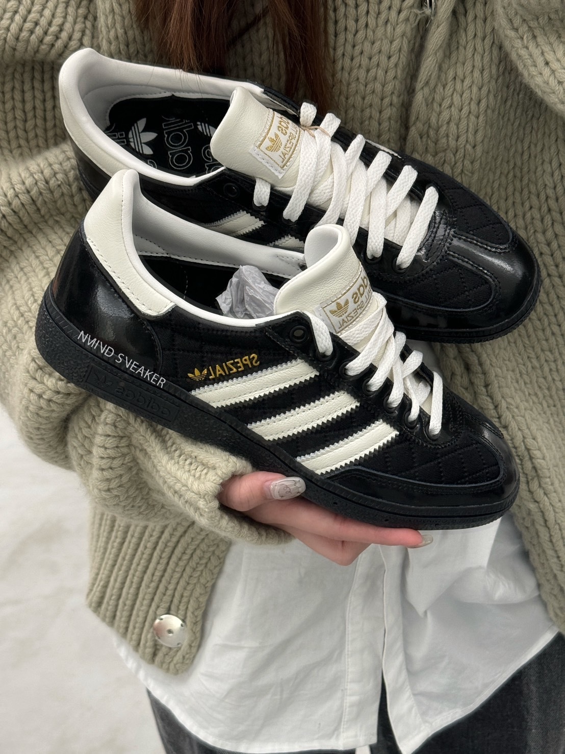 <快速出貨> Adidas Originals Handball Spezial 菱格紋小香風 金標