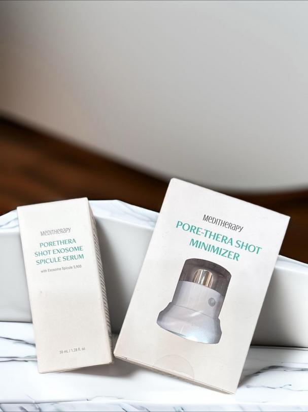 K26007韓國MEDITHERAPY綠淨光緊緻毛孔微針精華+EMS導入儀