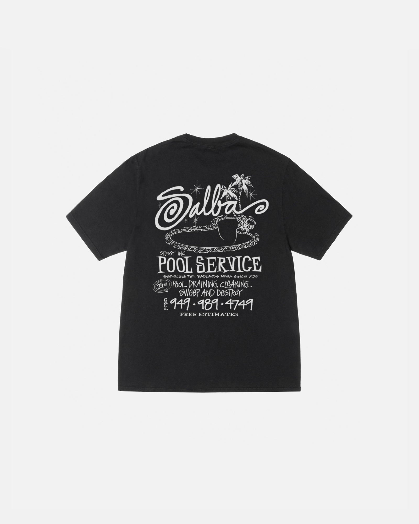 『Stussy』Pool Service Tee Pigment Dyed★Black★25SS★ Wes Wings Tee Pigment Dyed – Black | Tees | Stüssy