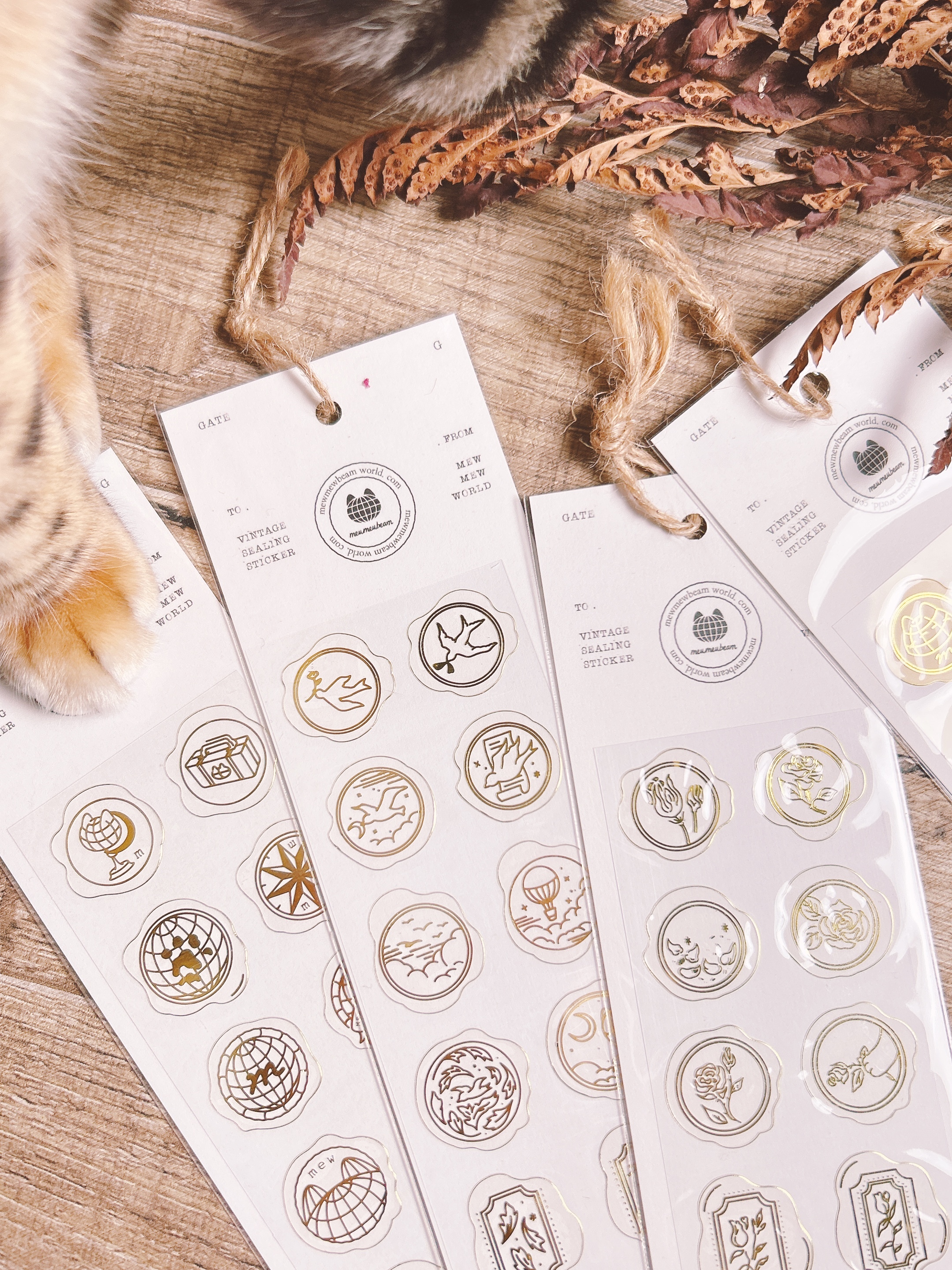 Mewmewbeam | 封蠟貓貓 貼紙