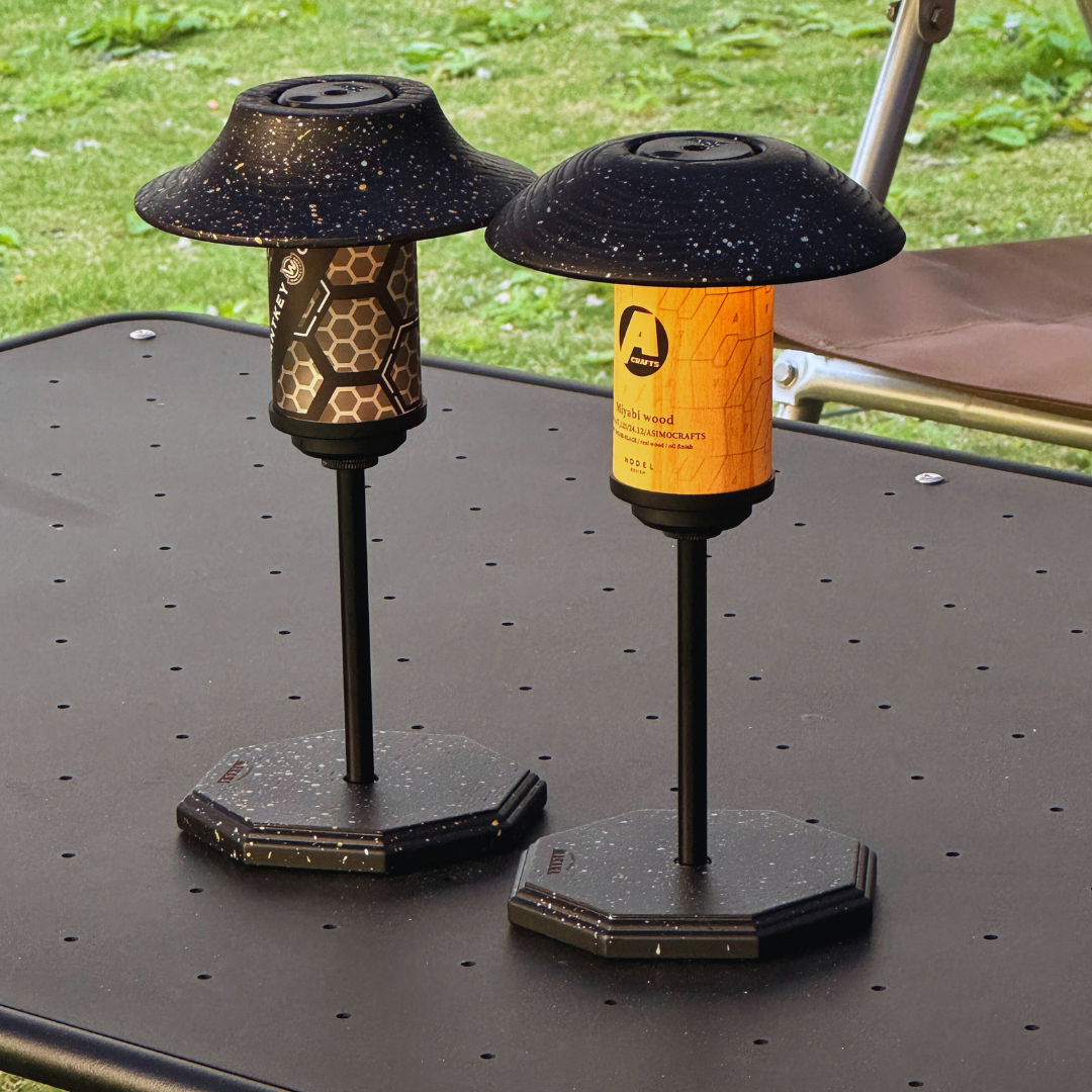 Makana｜木器漆燈罩燈座組合