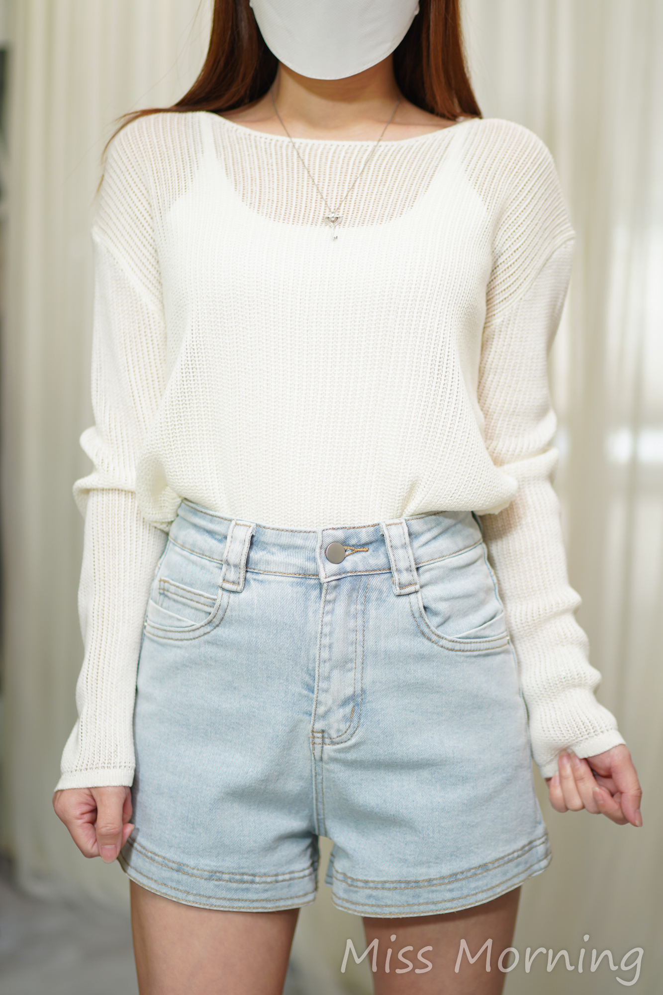 百搭知性一套兩件(14442)&彈彈彈淺洗水牛短褲(33895)