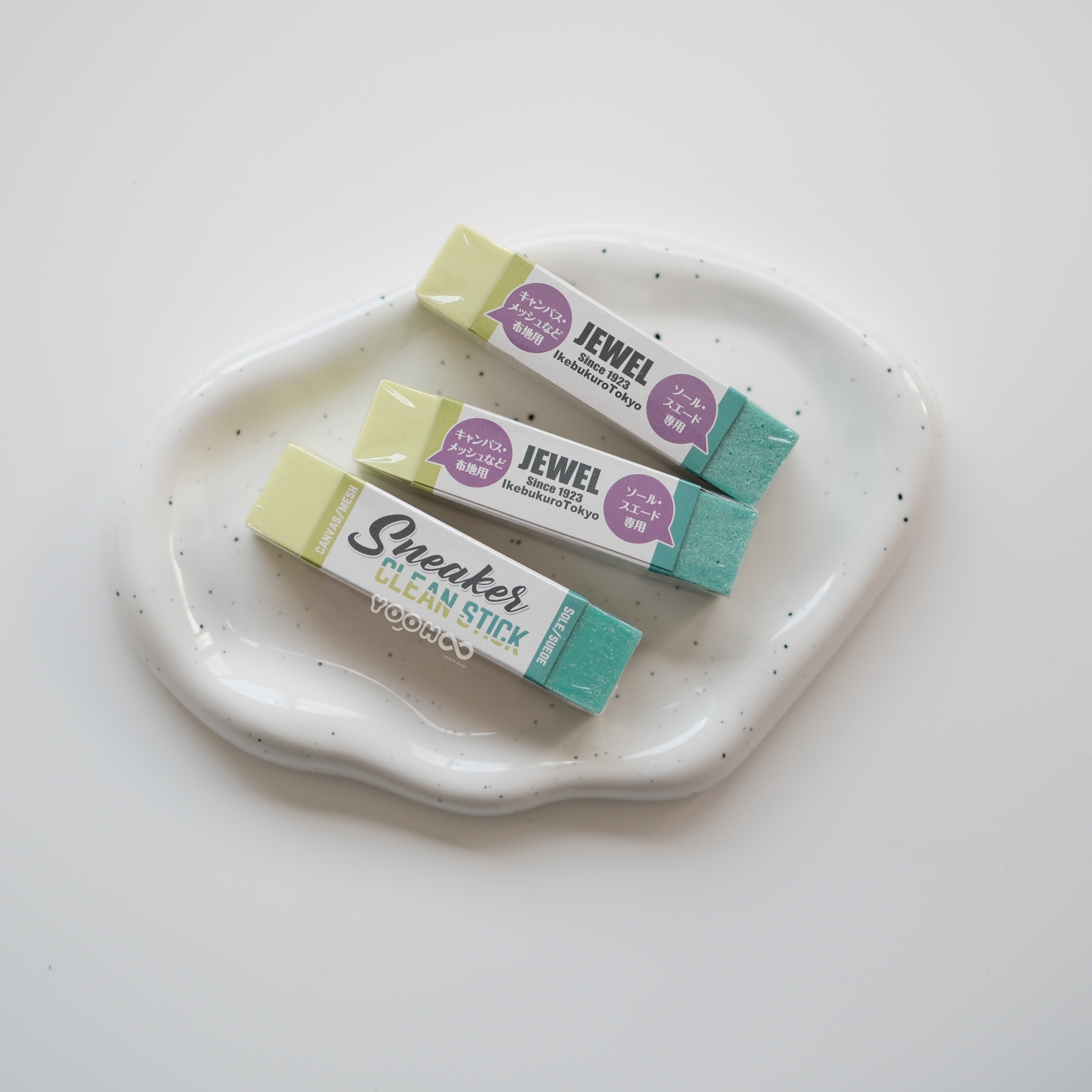 現貨┃JEWEL CLEANER 清潔 帆布 麂皮 雙頭 橡皮擦