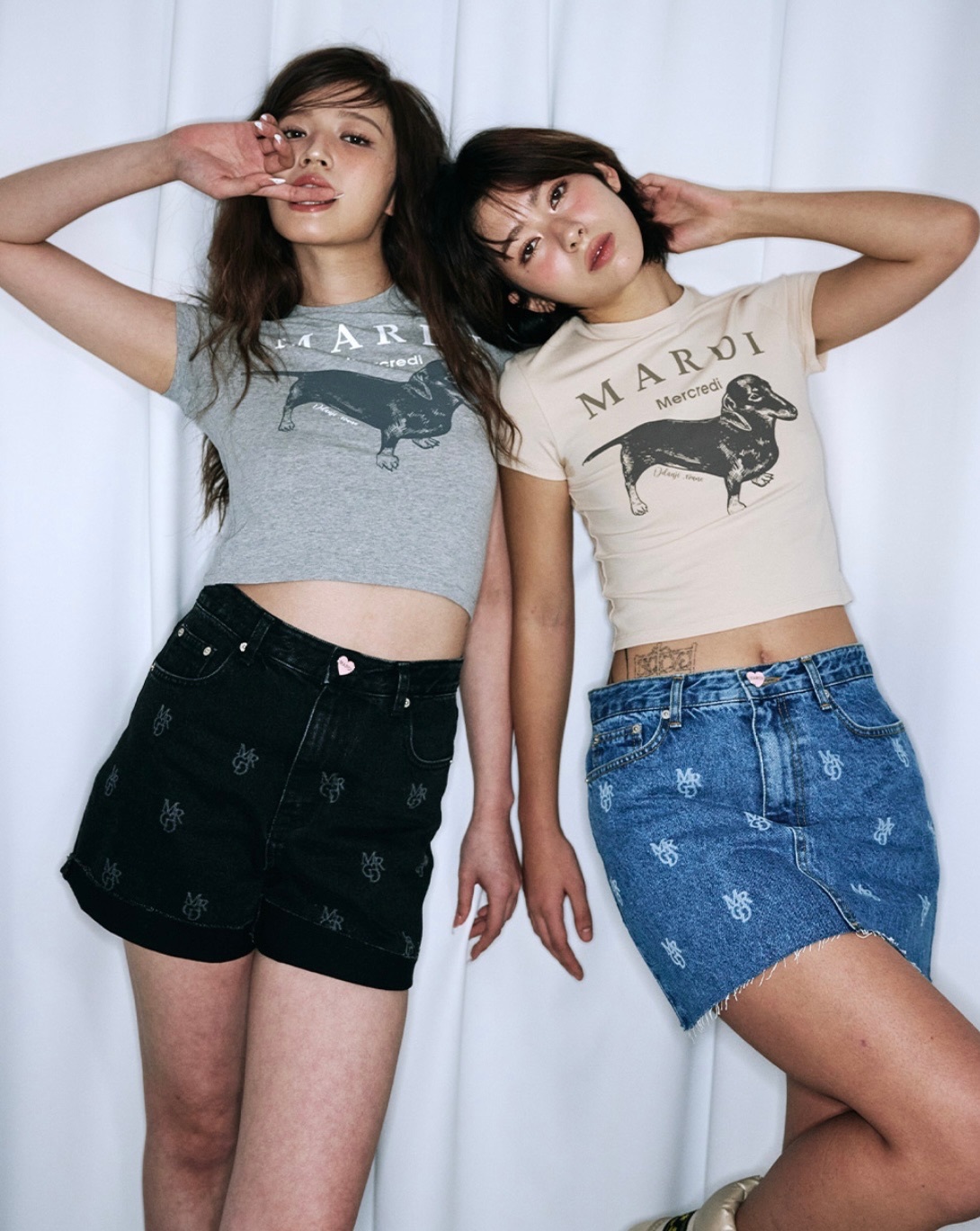 【優惠預訂】MARDI MERCREDI DDANJI CROPPED TSHIRT（5色）