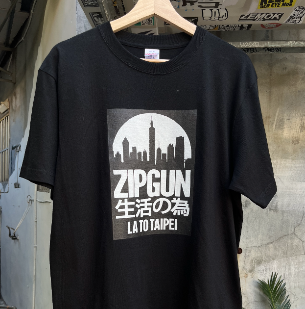 ZIPGUN La to Taipei T-shirt