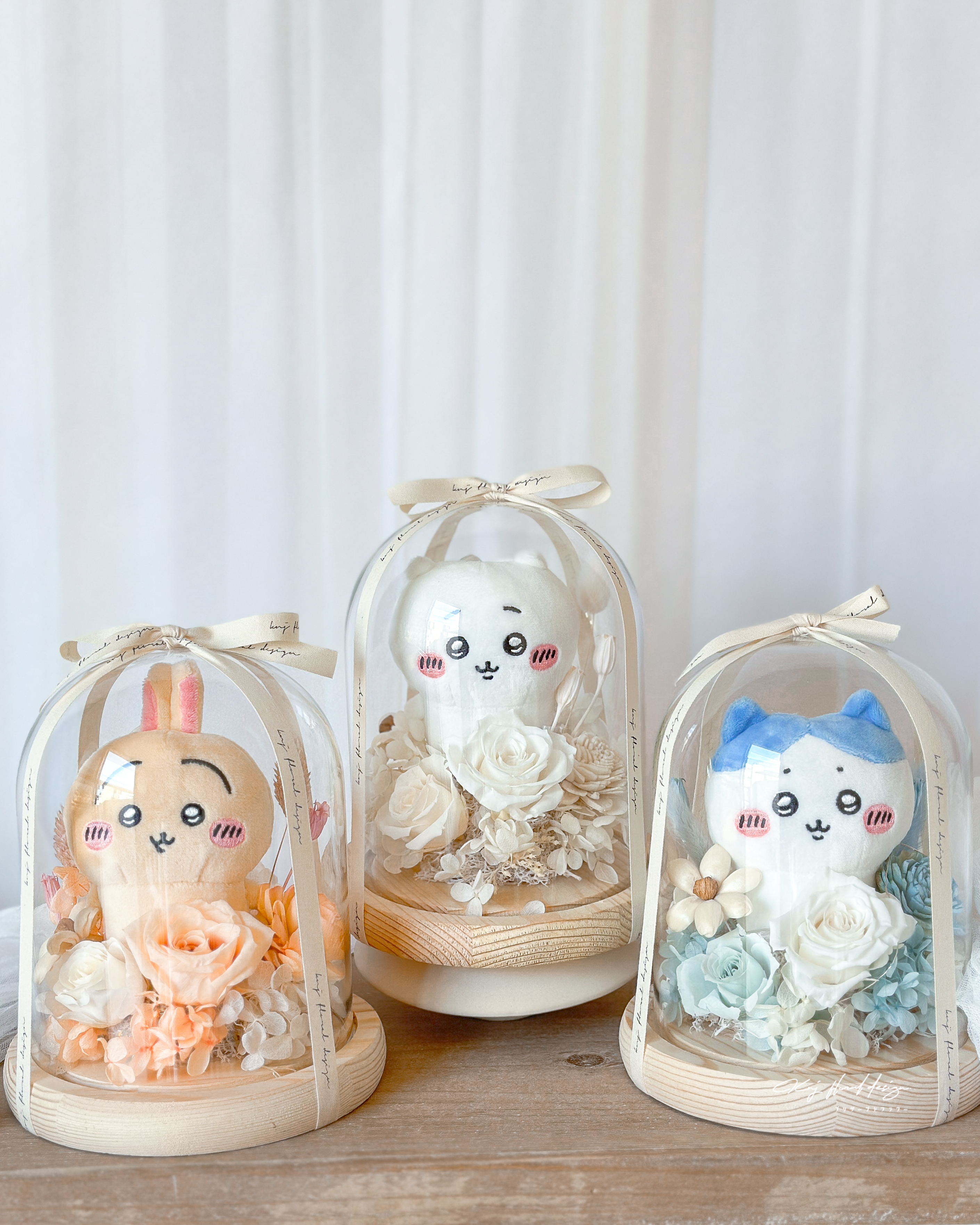 吉伊卡哇永生花玻璃燈盅