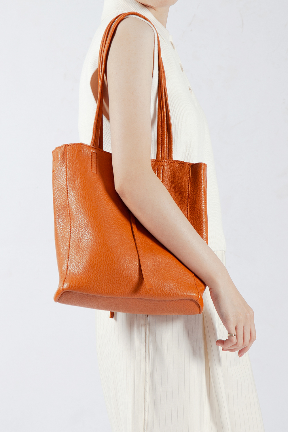 Mini Rosa 兩用小水桶包 橙色