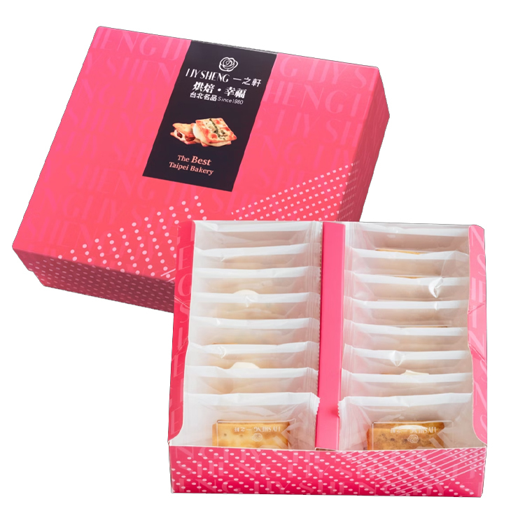 【一之軒】綜合甜心牛軋餅16入