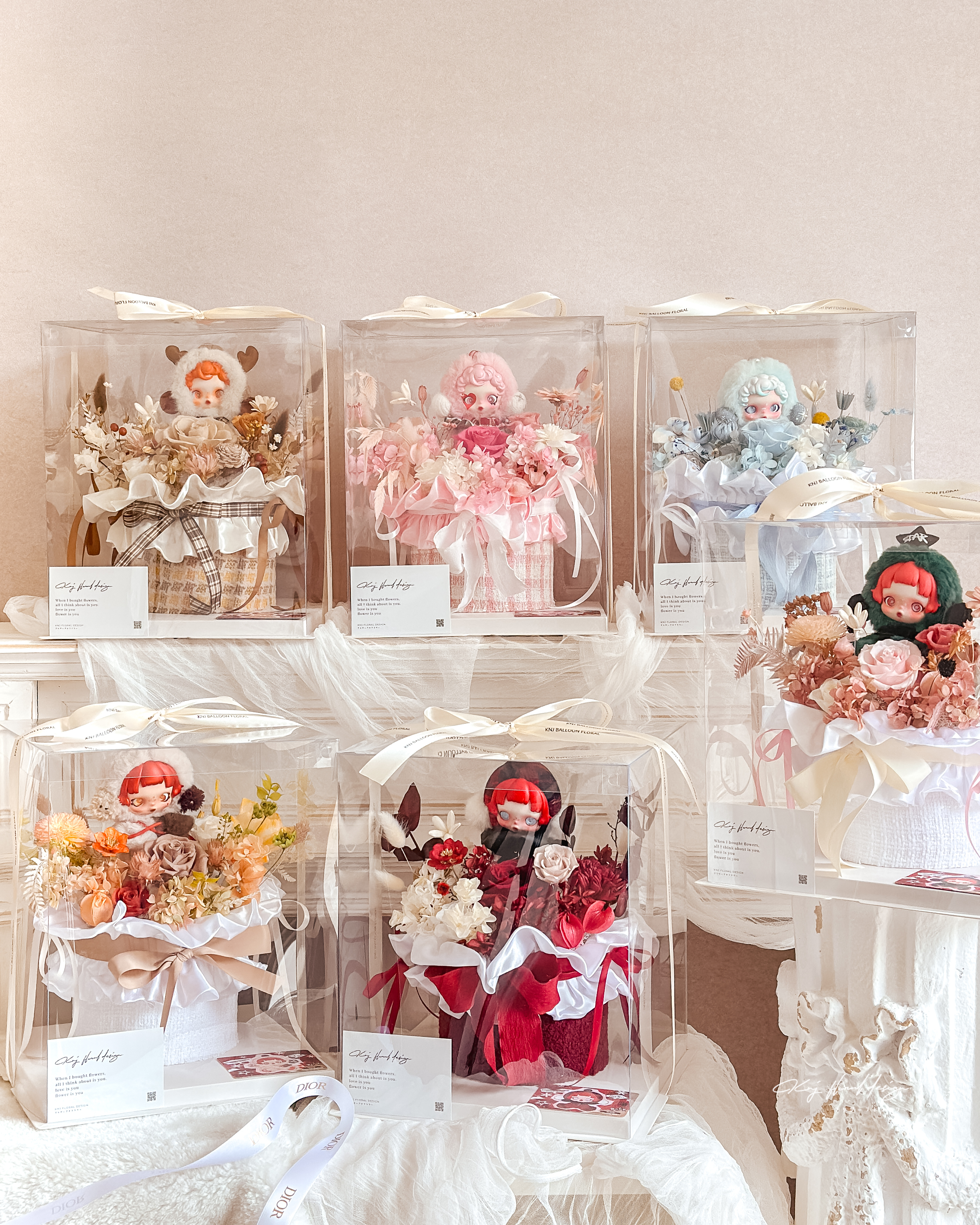 SKULLPANDA 冬日樂章永生花禮