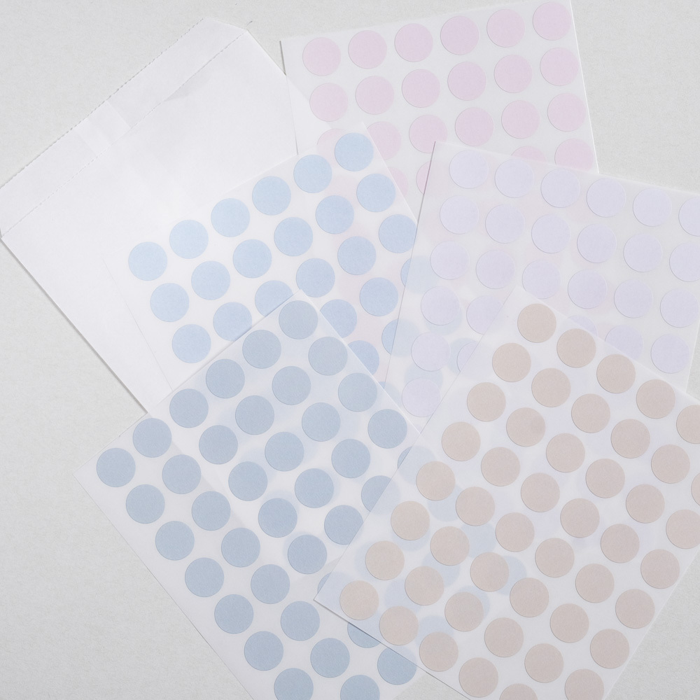 1.5CM 紙質擬真小圓貼紙  /一分之一工作室/TAIWAN