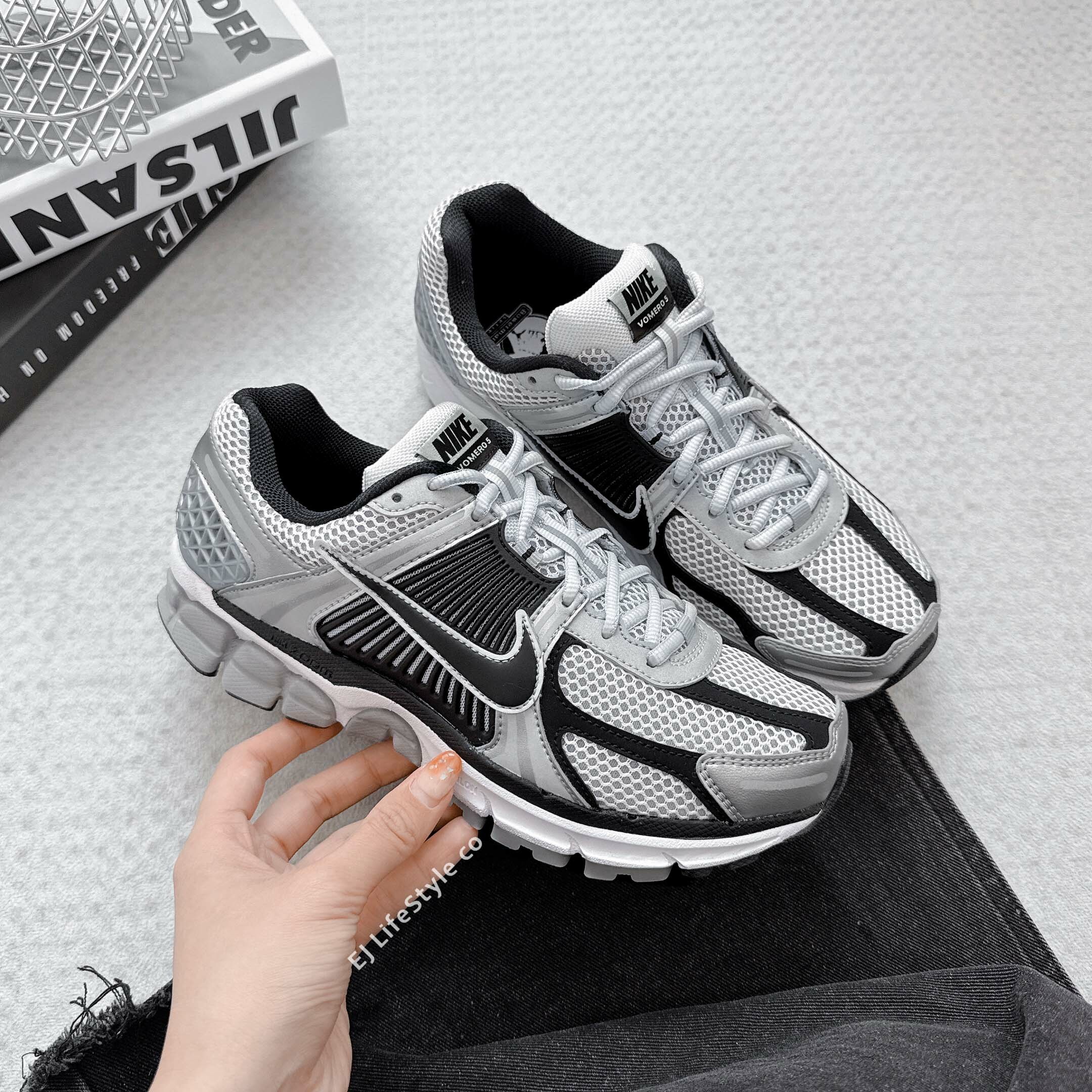 NIKE ZOOM VOMERO 5 金屬黑銀 黑灰銀 銀色 男鞋 FJ4151-004 / 現+預