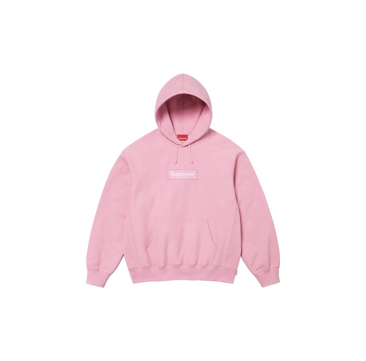 SUPREME 24FW Box Logo Hooded Sweatshirt 帽T 粉色
