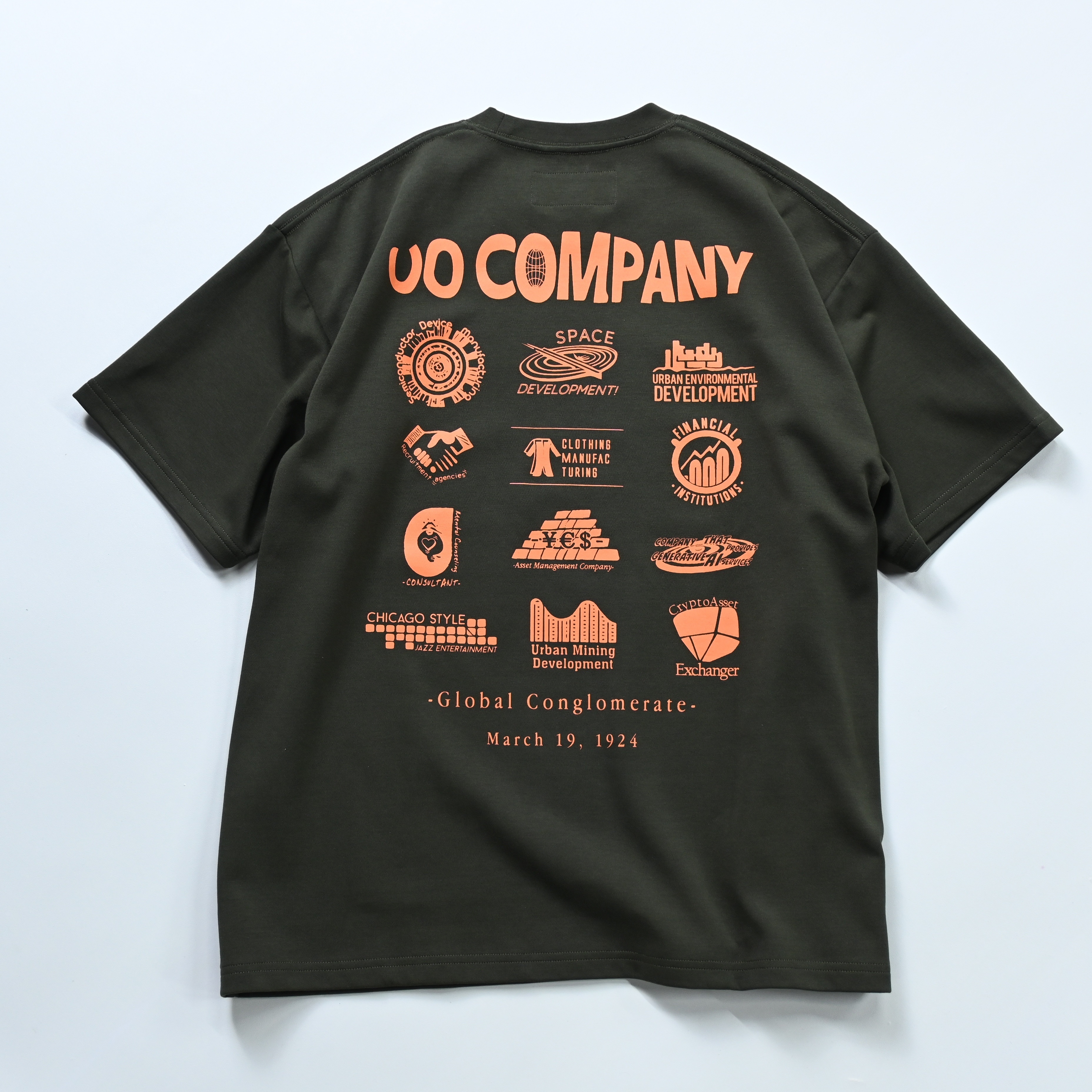 Universal Overall JP x Stylexx 3D Logo 9 Grid Print Ponte Tee