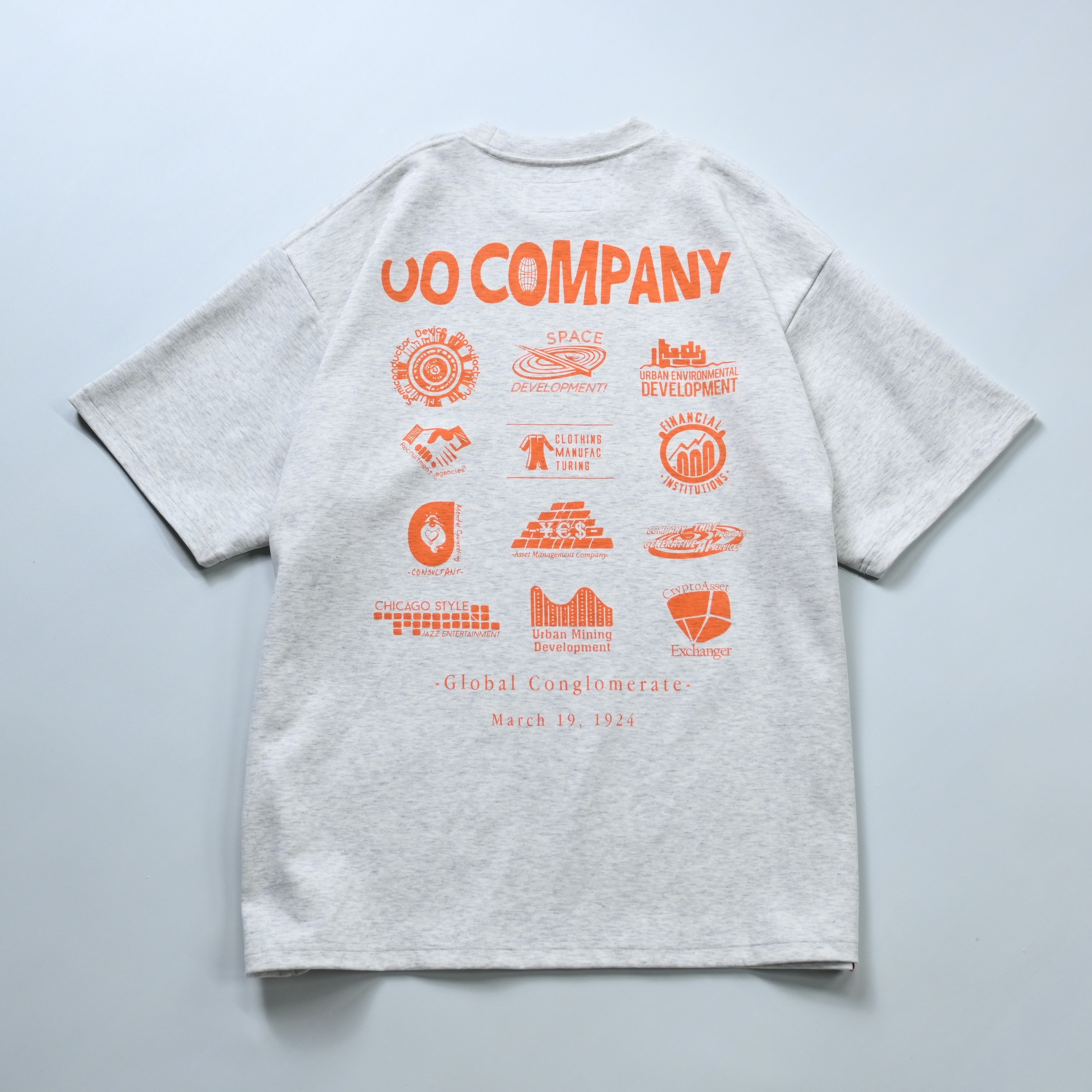Universal Overall JP x Stylexx 3D Logo 9 Grid Print Ponte Tee