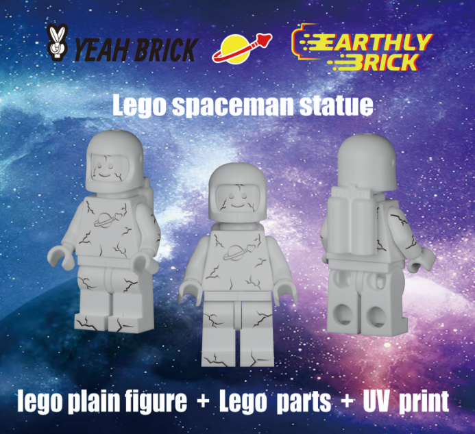 【Earthly Brick x Yeah Brick】太空人雕像