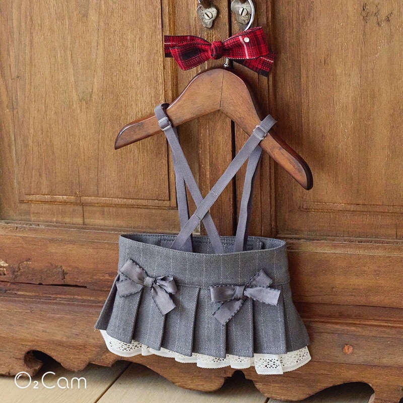 Preppy學院風-高腰百摺裙-灰Grey - It’s sunny outside