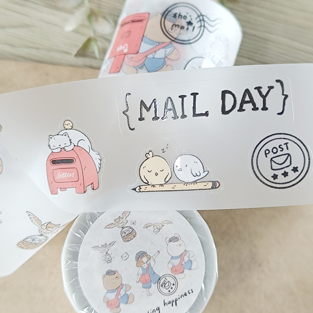 sho 小确幸．Mail Day 4cm割型霧面PET膠帶 <整捲/分裝>