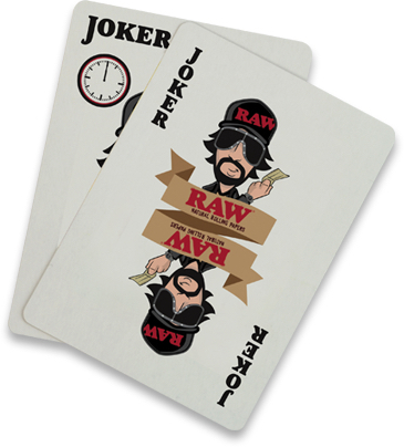 RAW Black 黑標撲克牌
