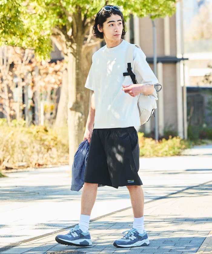 日牌 Freak's Store Men's Cotton Nylon Shorts