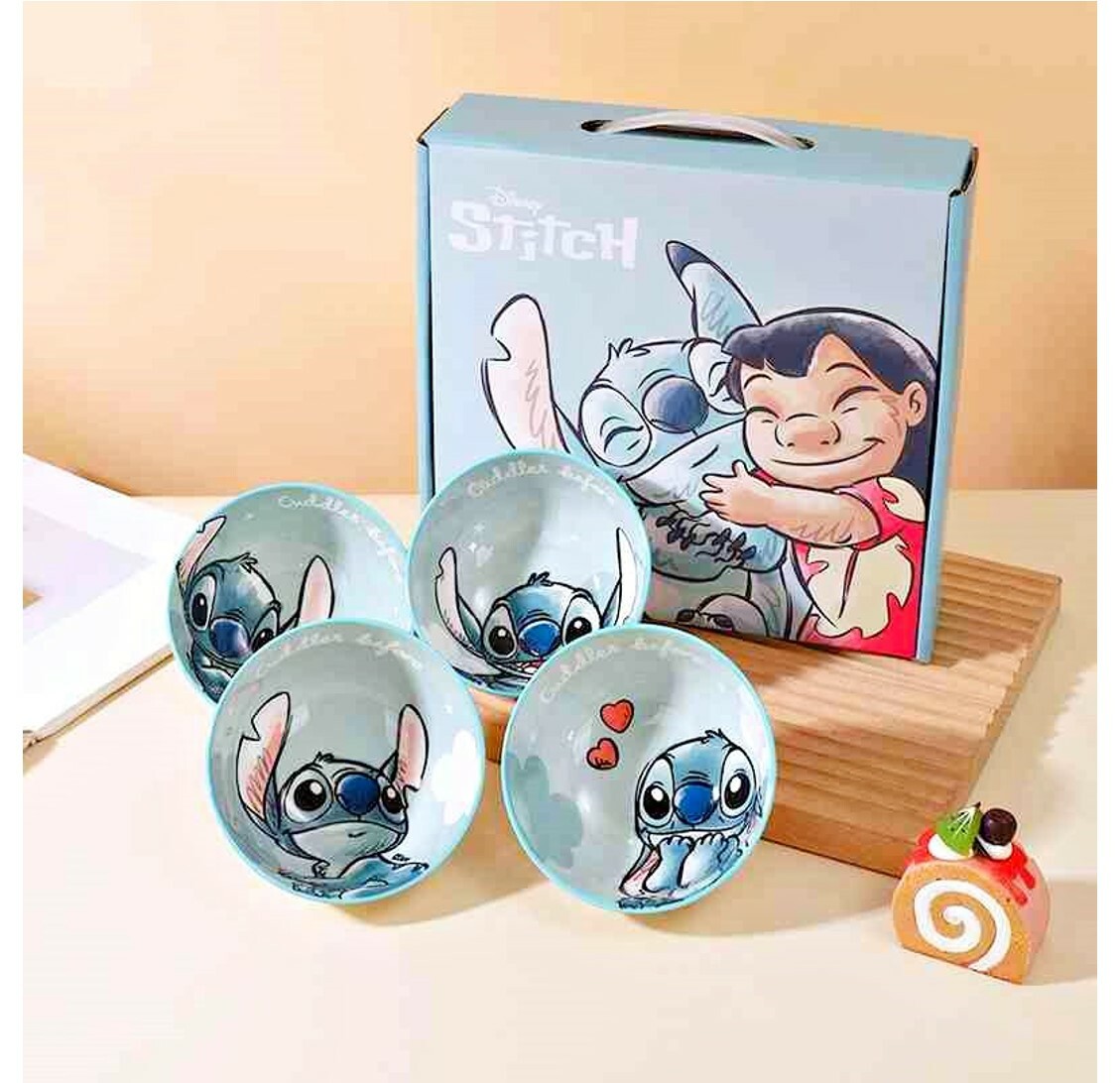 迪士尼史迪仔 | 4P陶瓷碗禮盒套裝