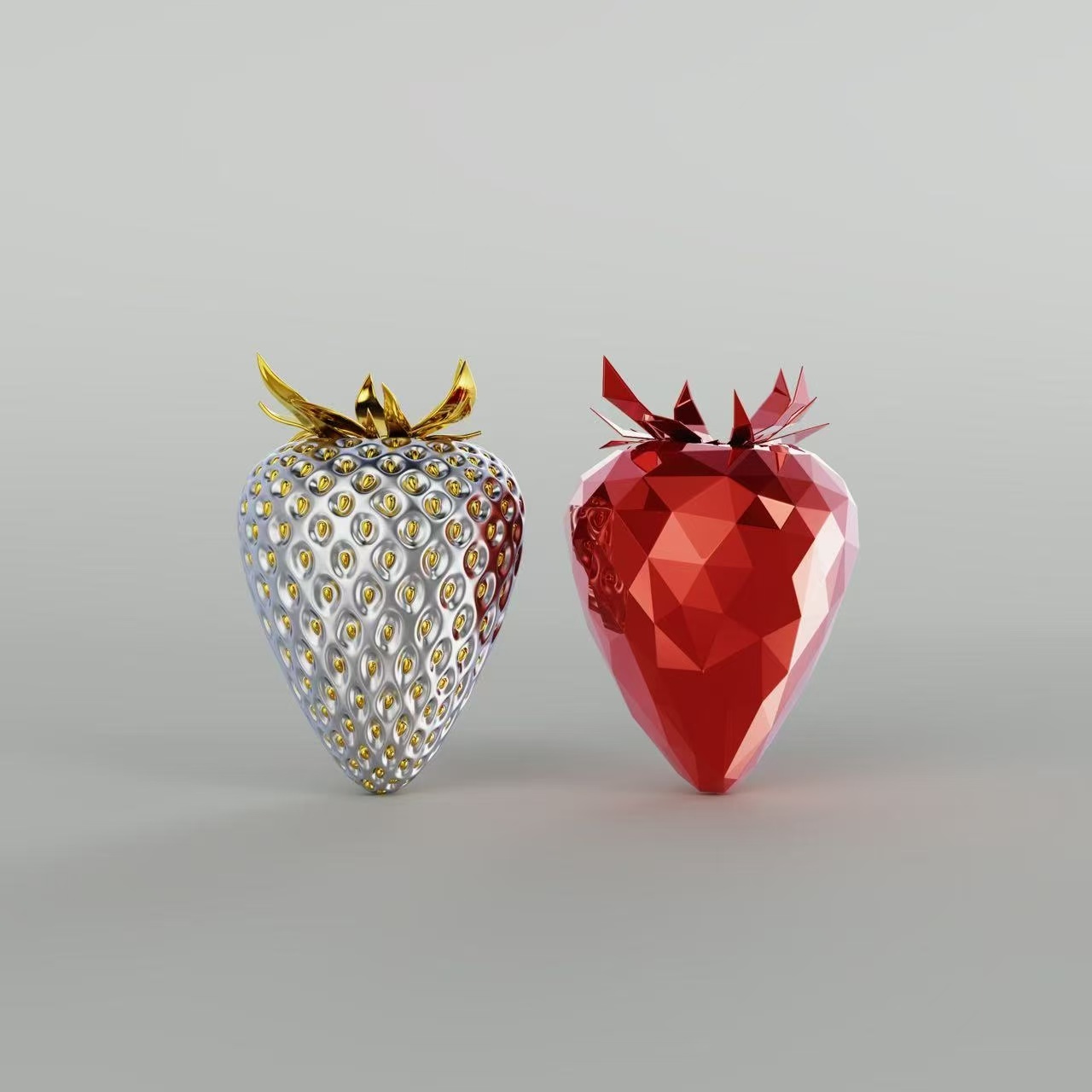 HAJIME SORAYAMA Crystal Strawberry 空山基 水晶 草莓