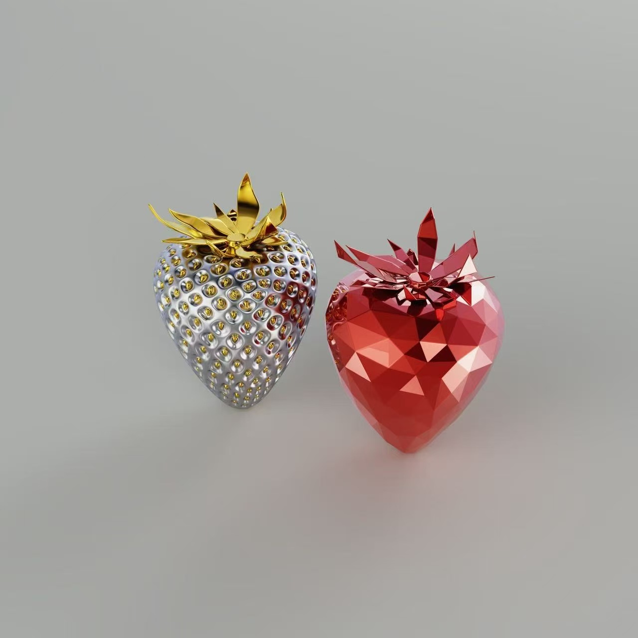 HAJIME SORAYAMA Crystal Strawberry 空山基 水晶 草莓