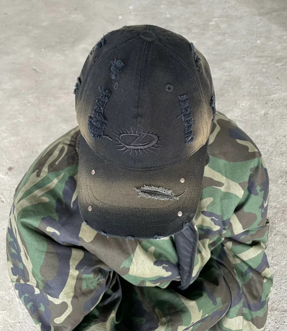 OPO DESIGN 洗舊補丁破壞老帽