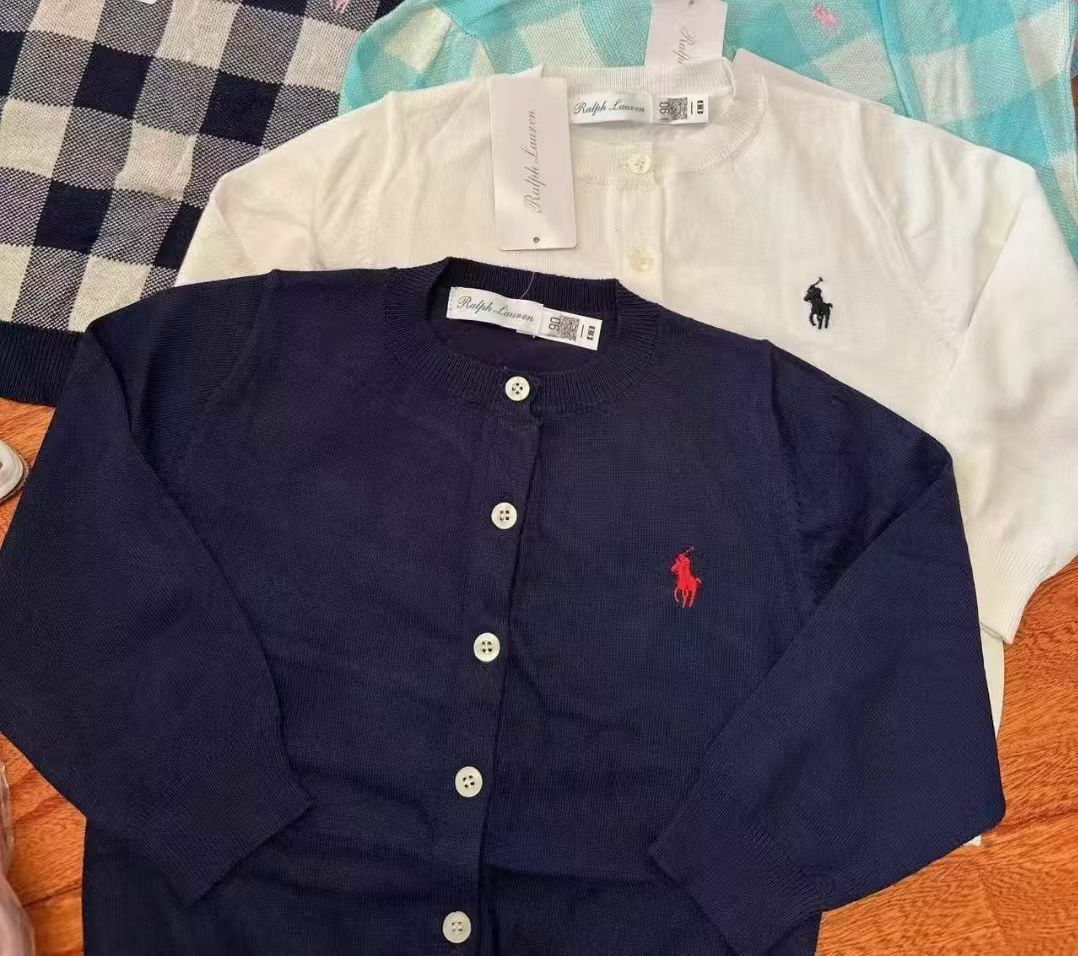 廠單 RL Polo刺繡冰絲開衫