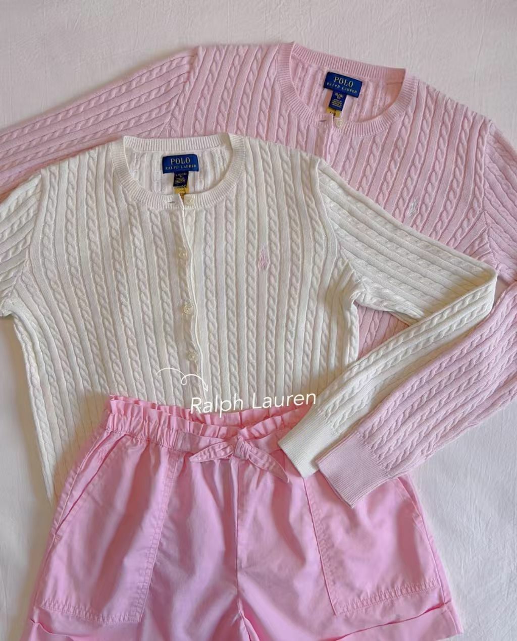 廠單 RL Polo刺繡冰絲開衫