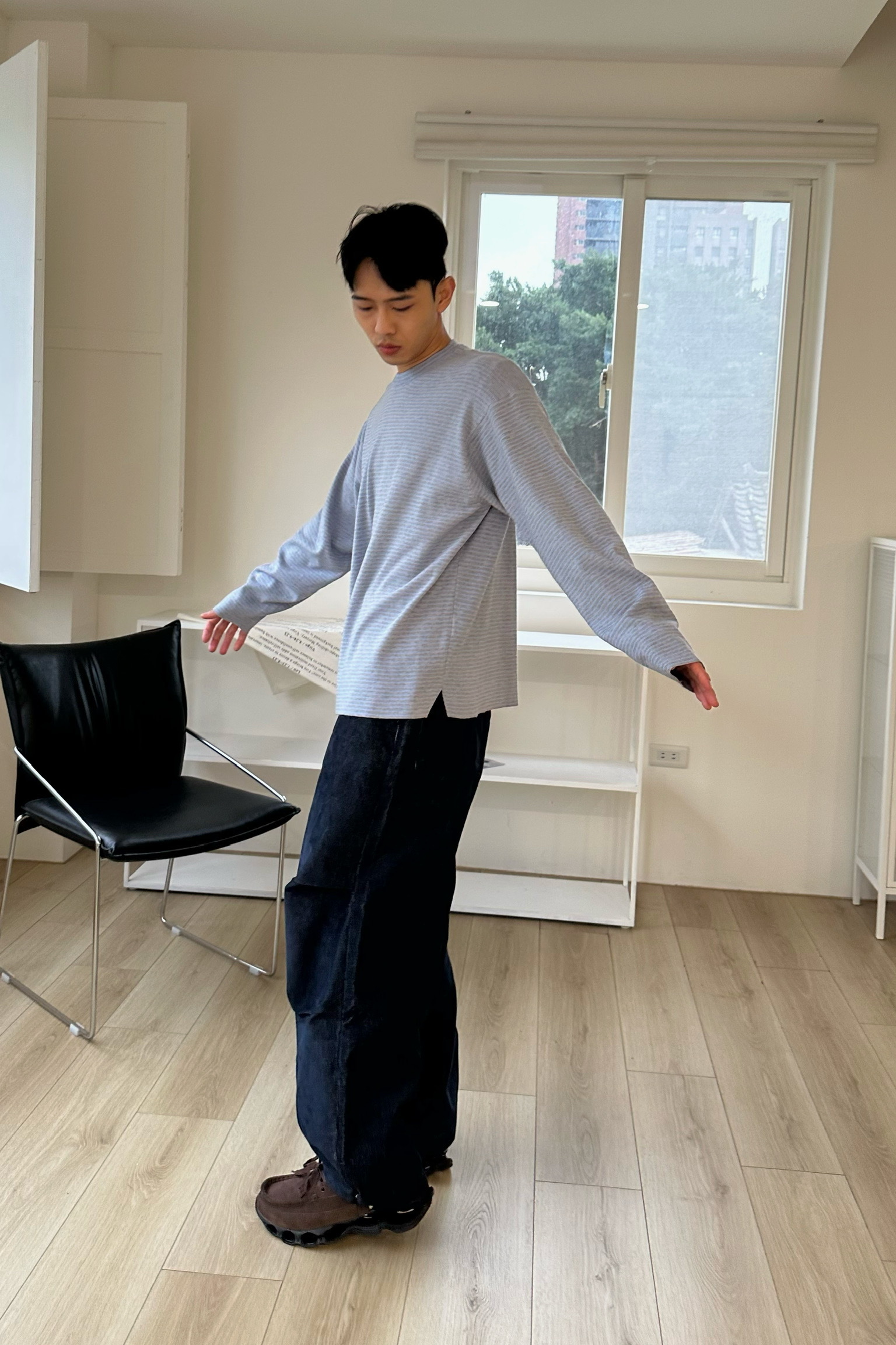 細緻針織橫條Tee 🫶🏻