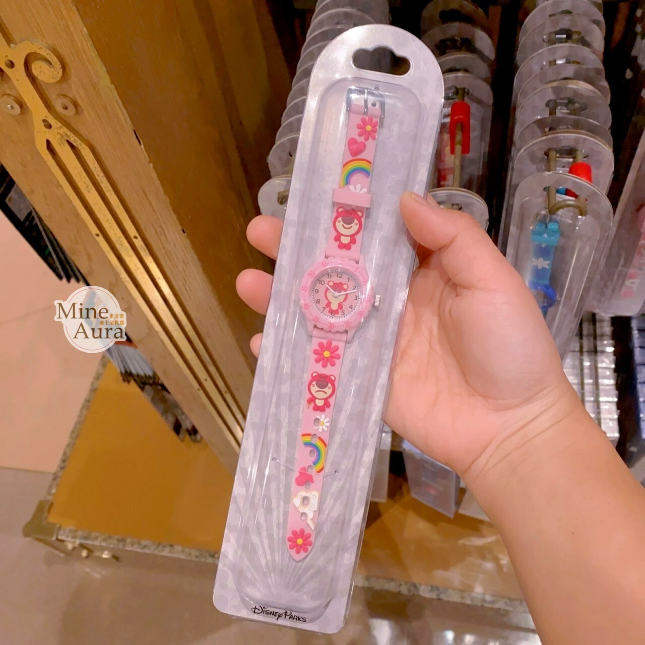 熊抱哥 Lotso 粉色錶帶 兒童 手錶 玩具總動員 Toy Story -上海迪士尼樂園