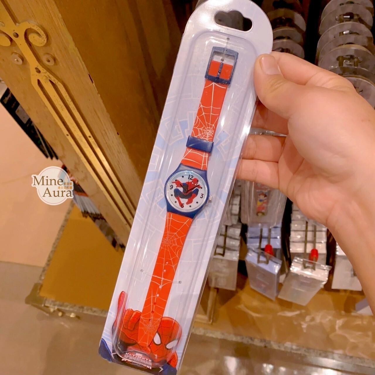 蜘蛛人 Spider-Man 紅色錶帶 兒童 手錶 漫威 Marvel -上海迪士尼樂園