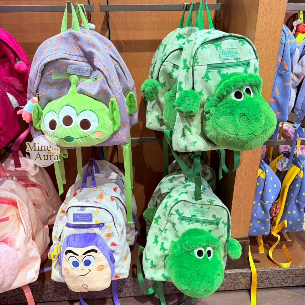 巴斯光年 Buzz Lightyear 絨毛大頭 造型 後背包 玩具總動員 Toy Story -上海迪士尼樂園