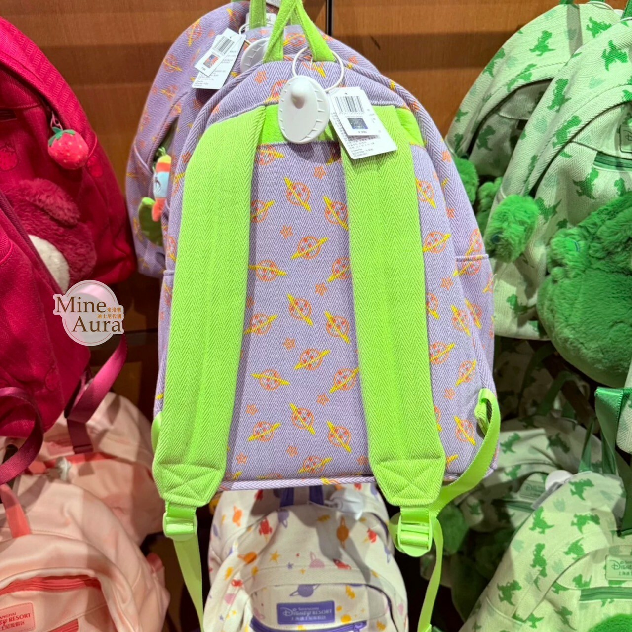 三眼怪 Alien 絨毛大頭 造型 後背包 玩具總動員 Toy Story -上海迪士尼樂園