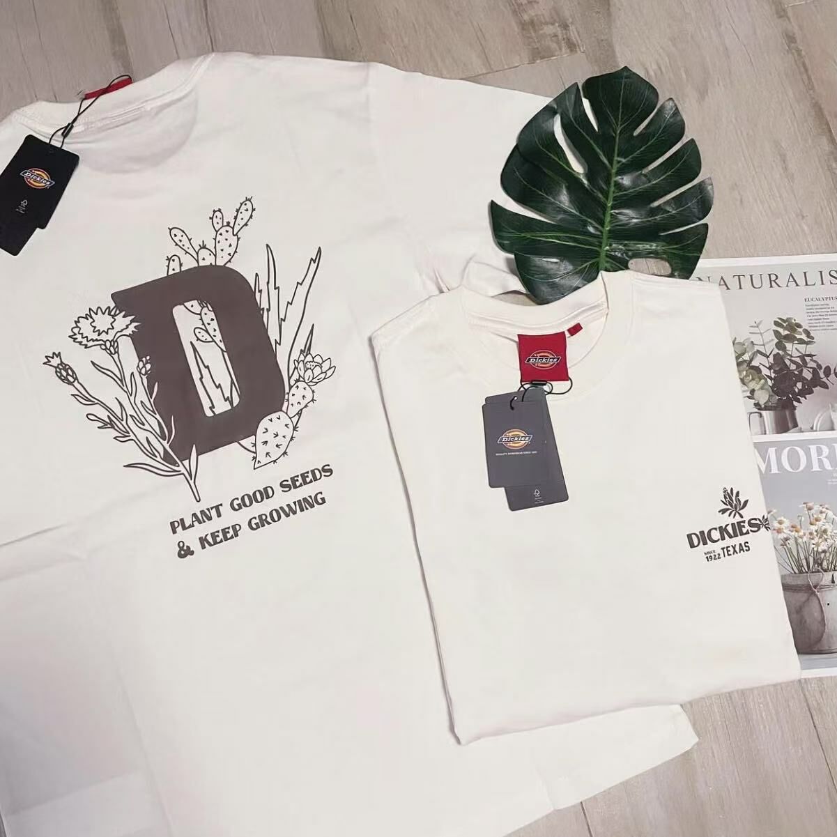 DICKIES FLORAL BACK PRINT TEE