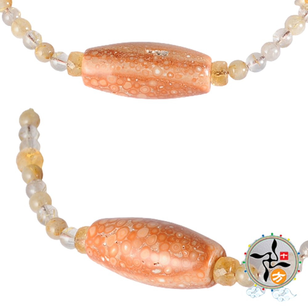 龍宮舍利天珠&鈦晶項鍊【十方】128602