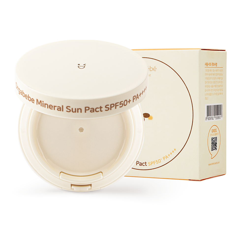 【Orgabebe】嬰童礦物防曬粉餅 SPF50 PA++++ 13ml