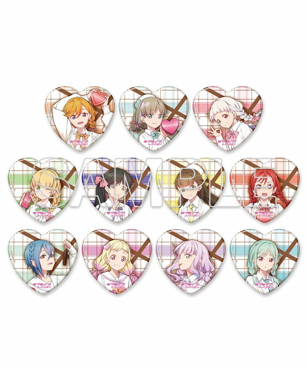 預購-『LoveLive！Superstar!!』 集換式心型徽章 Valentine2025 Ver. PACK盲盒販售 隨機出貨【日本進口精品】