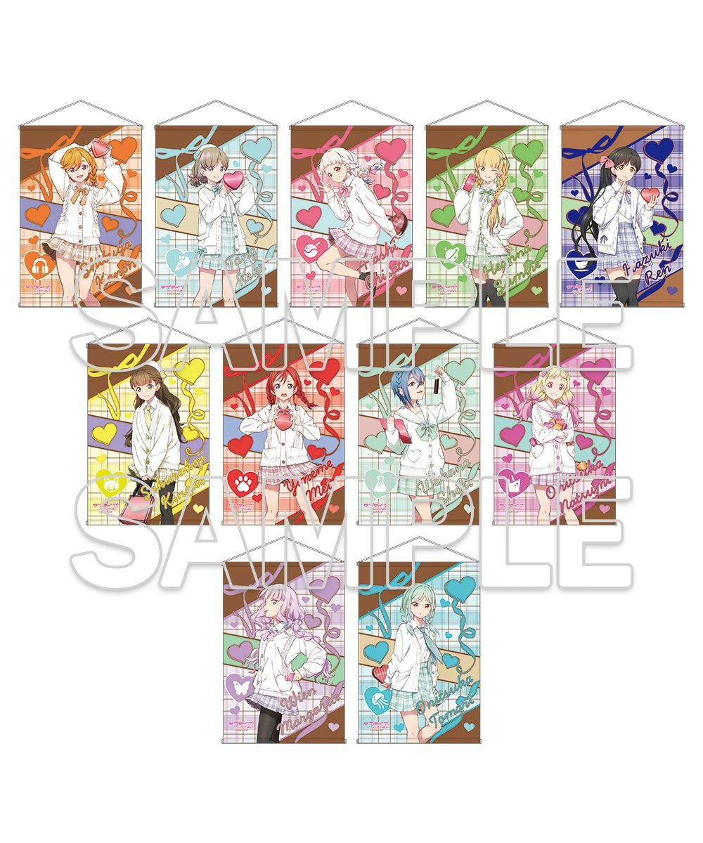 預購-『LoveLive！Superstar!!』 B2掛軸 Valentine2025 Ver. 系列 【日本進口精品】