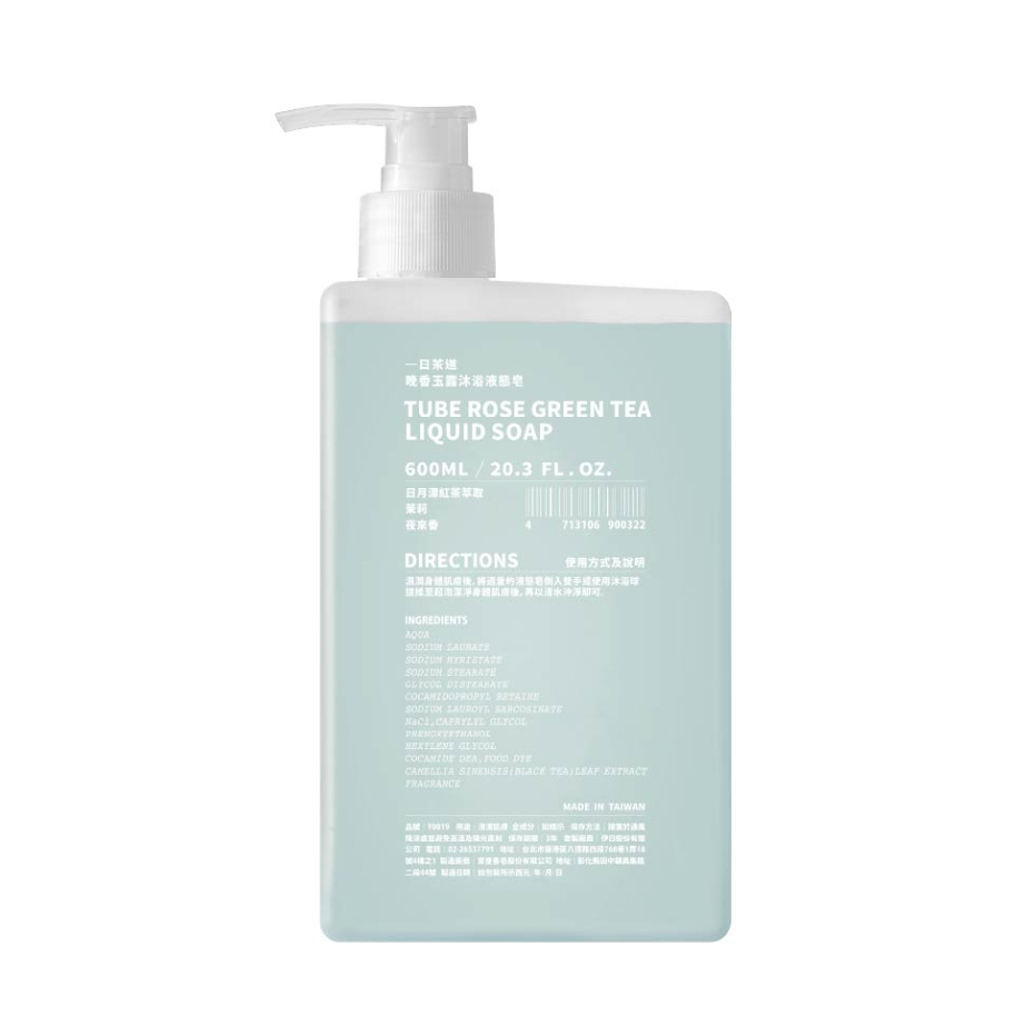 【樂森藥局】『專櫃新品』一日茶道 TEAORY║晚香玉露沐浴液態皂600ml  (有效:27/10)
