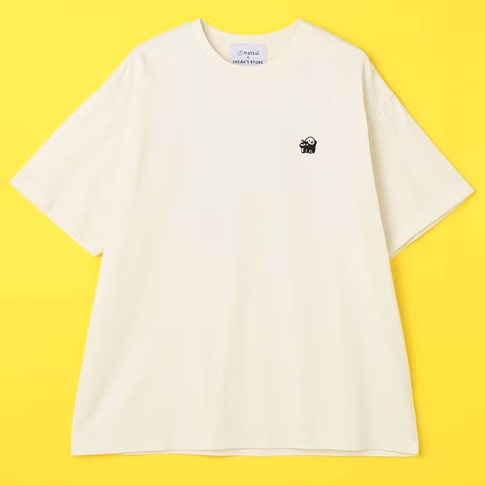 聯名 matsui x FREAK'S STORE 松井營 Sakadachi 黑白倒立狗狗 圓領 短袖上衣 短T 短Tee 1026411300011